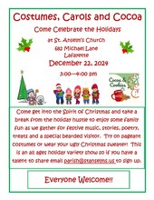 Costumes Carols And Cocoa 2024